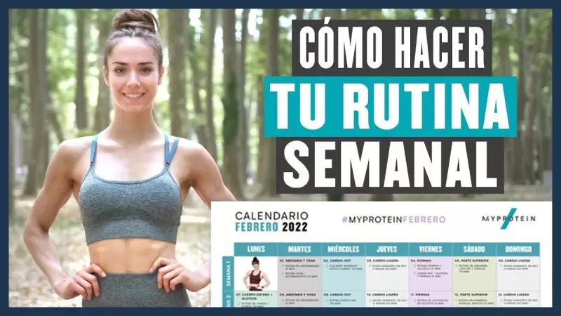 Organiza tu semana con ejercicio para mantenerte en forma