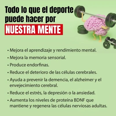 Efectos del entrenamiento en la salud mental
