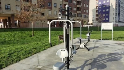 Zona aparatos de gimnasia