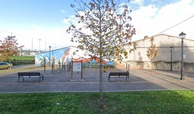 Zona de juegos biosaludables para personas mayores