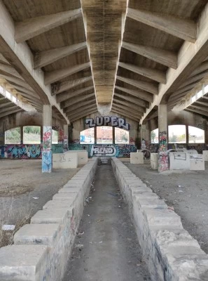 Antiguo intercambiador de trenes del Tarazonica - Parkour