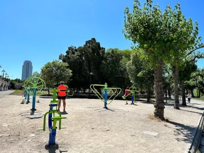 Gimnasio al aire libre, Jardín del Turia