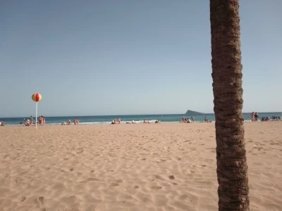 Zona de calistenia en la playa